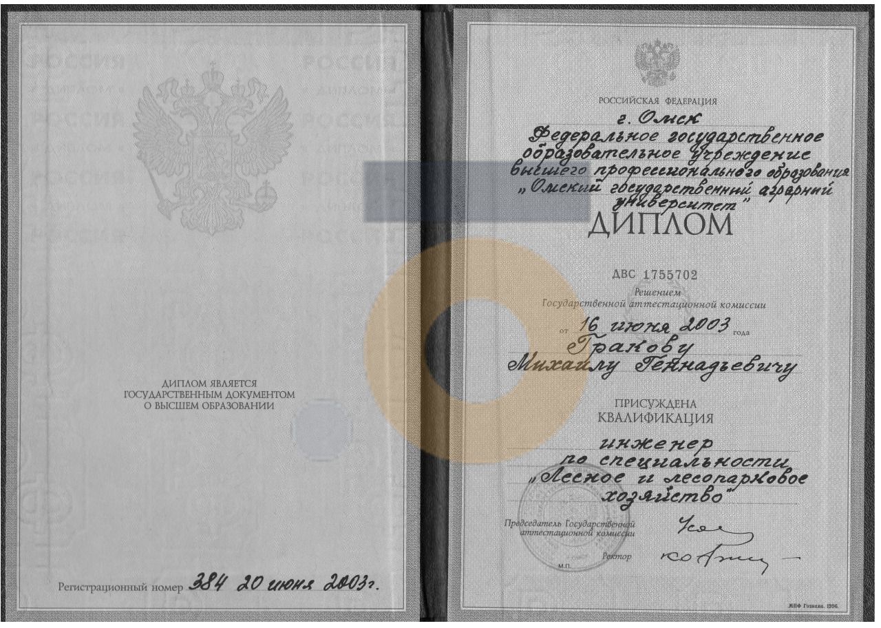 Дипломы и сертификаты эксперта